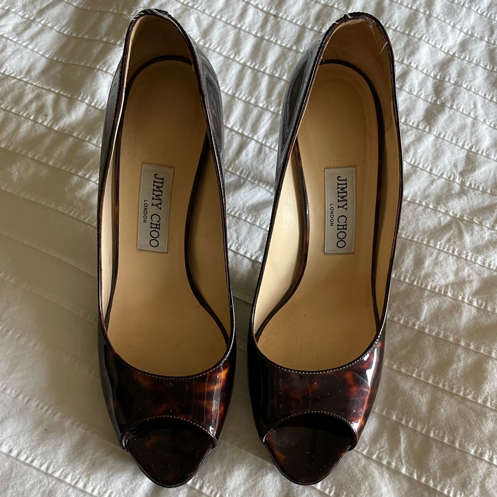 Jimmy Choo Tortoise Shell Heels
